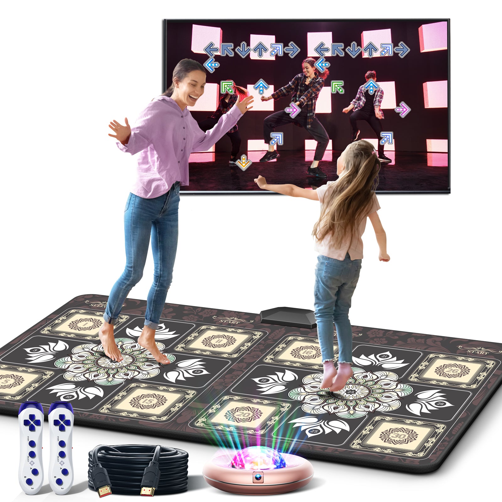 🅷🅰🅿🅷🅾🅼 Dance Game Soft Mat Toys - Wireless Music Electronic Dance  Mats – FWFX