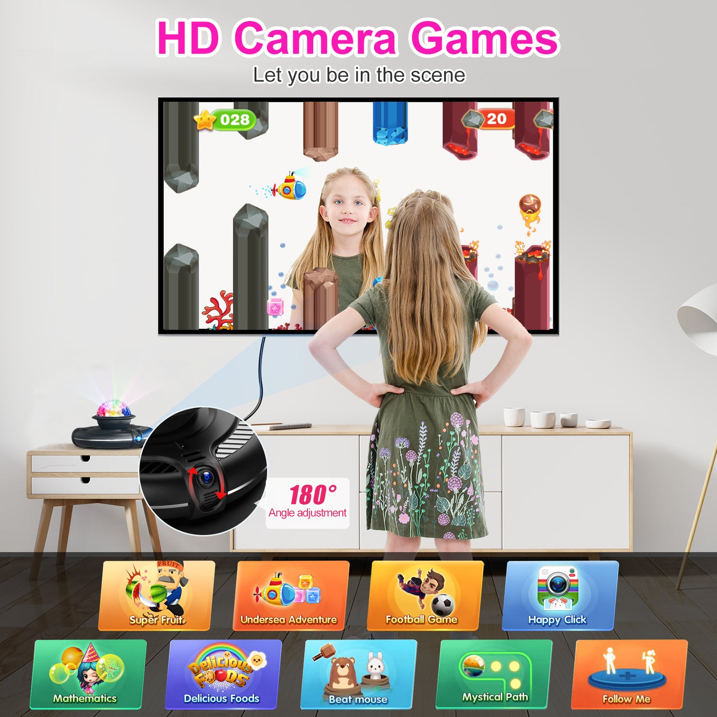 FWFX Electronic Dance Mats - Dance Mat Double Game for Kids and Adults, Wireless Musical Dancing Mat