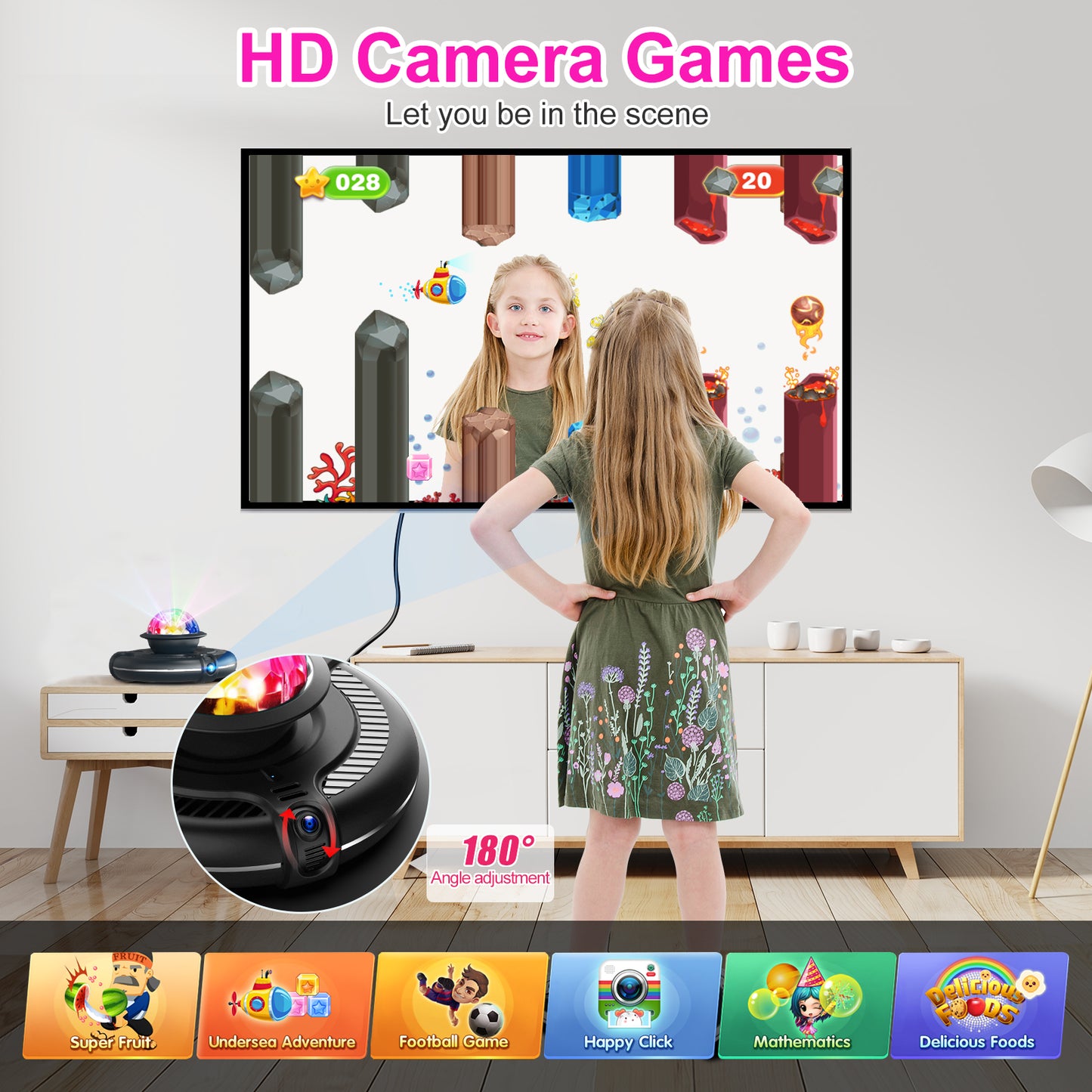 FWFX Kids Dance Mat - Wireless Music Electronic Dance Mats for Girls and Boys - Exercise Dance Pad Game for TV, Christmas Birthday Gifts for Kids Teens Students (Pink)