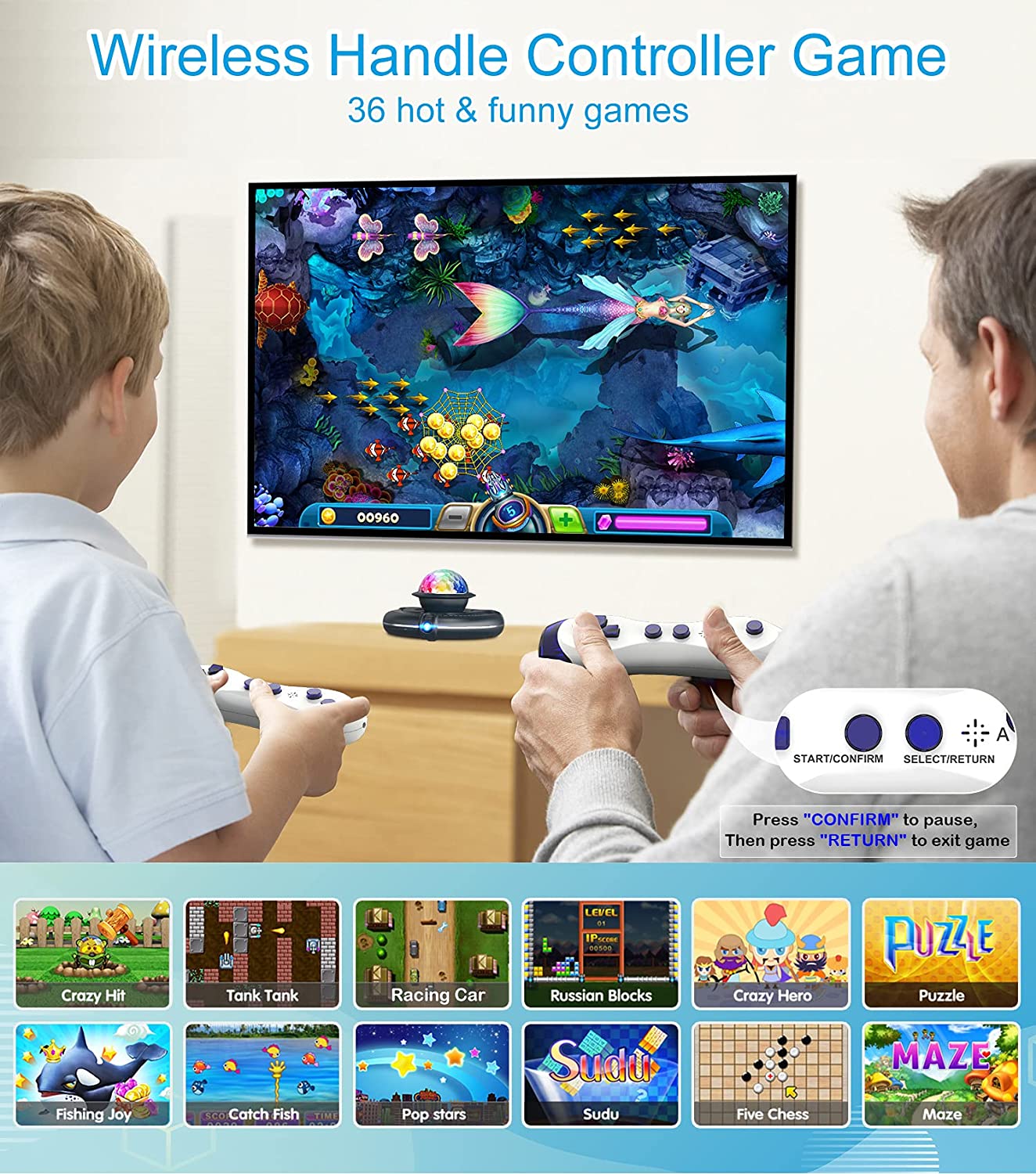 FWFX Dance Mat Games for TV - HDMI Wireless Musical Electronic Dance Mats with HD Camera, Double User Exercise Fitness Non-Slip Dance Step Pad Dancing Mat for Kids & Adults, Gift for Boys & Girls