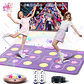 Dance Mat for Girls Boys - Wireless Dance Pad for TV with Camera, Plug and Play Double User Dance Mat Game, Danceing Mat for Family Games, Christmas and Birthday Gift Toys for Kids and Adults