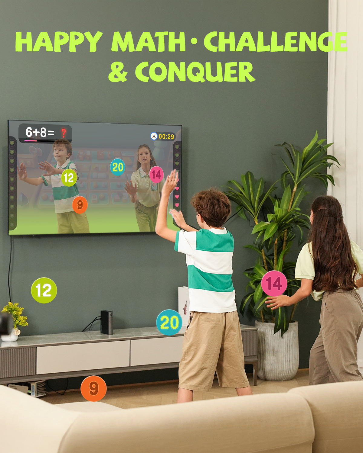 FWFX AR Motion Gaming Console for Kids & Families - Plug & Play Video Game