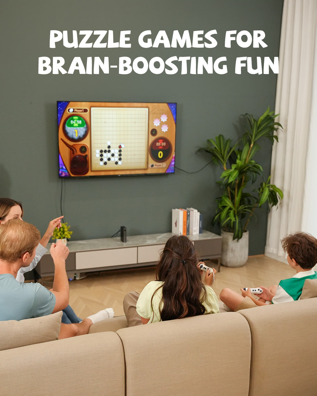 FWFX AR Motion Gaming Console for Kids & Families - Plug & Play Video Game