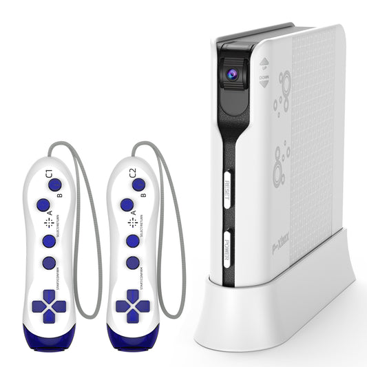 FWFX AR Motion Game Console for Kids, Plug & Play Video Games for TV, Indoor Active Play System, Preloaded Game Console for Boys & Girls, Gifts Ages 4-12