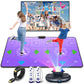 FWFX Wireless Dance Mat for Kids and Adults, Exercise Dance Pad Game for TV | Plug & Play, 2-Player, Multi-functional, Fun Family Fitness, Active Play Game, Expandable Music, No Wi-Fi, Thick PU Workout Mat
