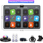 FWFX Dance Game Mat for Kids and Adults, Interactive TV Home Gym System | Plug & Play Offline, 2-Player, Dance & Sports Games, Preloaded, Expandable Music, Christmas Gift for Family Game & Playdates