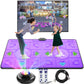FWFX Dance Mat for Kids and Adults - Wireless Dancing Mat, Exercise & Fitness Dance Step Pad Game for TV, Musical Electronic Dance Mats with HD Camera, (Deep Purple)
