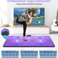 FWFX Wireless Dance Mat for Kids and Adults, Exercise Dance Pad Game for TV | Plug & Play, 2-Player, Multi-functional, Fun Family Fitness, Active Play Game, Expandable Music, No Wi-Fi, Thick PU Workout Mat