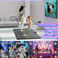 FWFX Dance Mat  for Kids & Adults, Interactive TV Fitness System for Family | Plug & Play Offline, 2-Player Dance & Sports Games, Preloaded, Expandable Music, Wireless Dance Pad for Home Workout & Gift