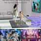 FWFX Dance Mat  for Kids & Adults, Interactive TV Fitness System for Family | Plug & Play Offline, 2-Player Dance & Sports Games, Preloaded, Expandable Music, Wireless Dance Pad for Home Workout & Gift